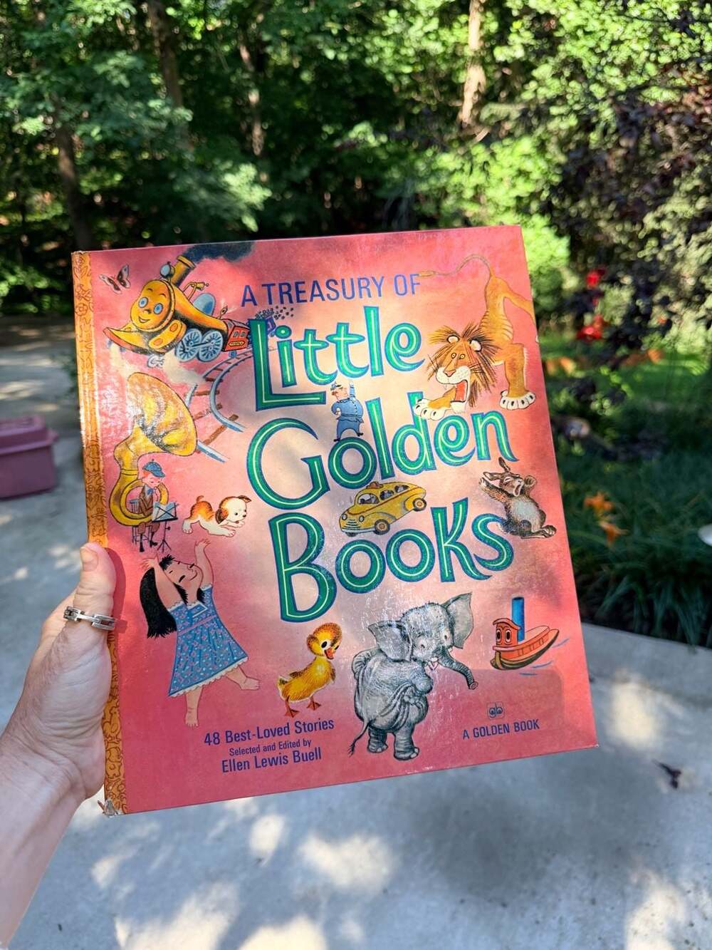 A Treasury of Little Golden Books: 48 Best-Loved Stories Hardcover 1974